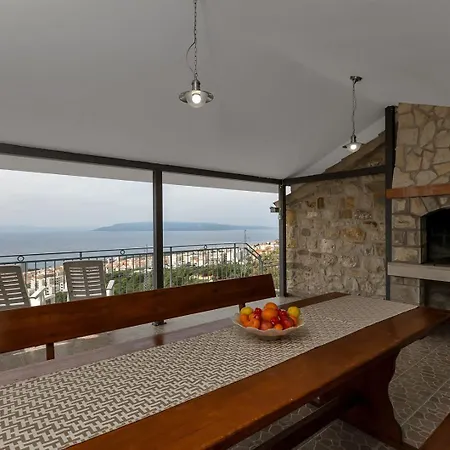 Irena With Heated Pool And Sea View Tatil Evi